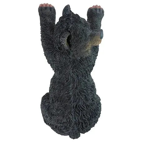 Yonva the Climbing Baby Black Bear Cub Tree Hugger Sculpture