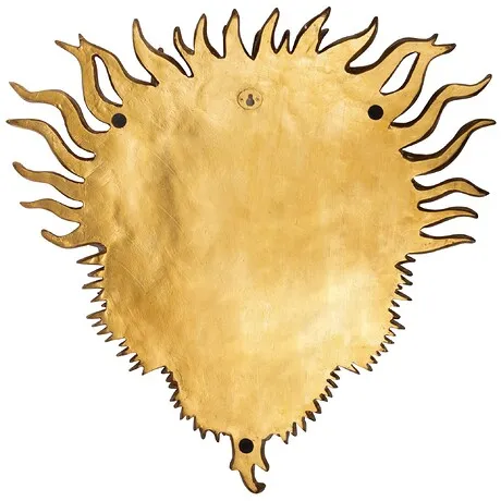 Tibetan Dragon Mask Wall Sculpture