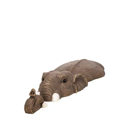 In For a Swim Elephant Lawn Statue