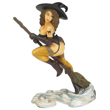 Tattooed Temptress Witch Statue: Each