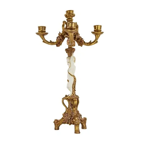 The Cherub's Harvest Candelabra Pair