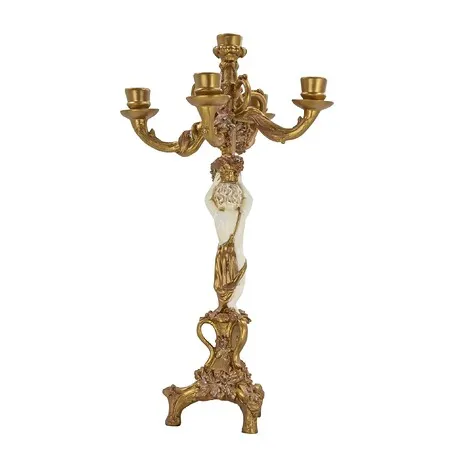 The Cherub's Harvest Candelabra Pair