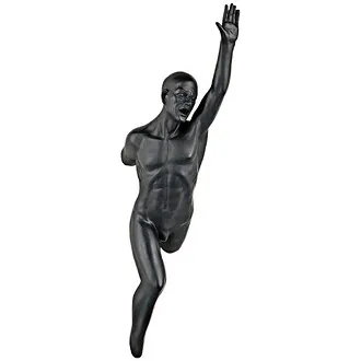 Facing the Future Nude Male Wall Sculpture