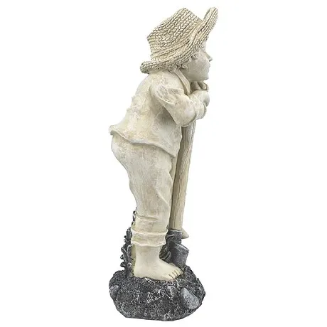 Young Gardener Boy Statue: Samuel Medium