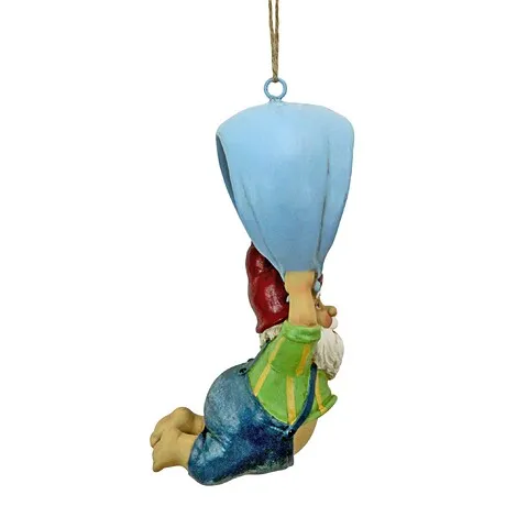 Paavo and his Parachute Adrenaline Junkie Hanging Garden Gnome Statue