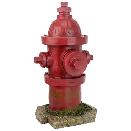 Dog's Second Best Friend Fire Hydrant Statue: Medium