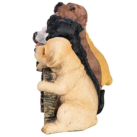 Puppy Parade Welcome Sign Statue
