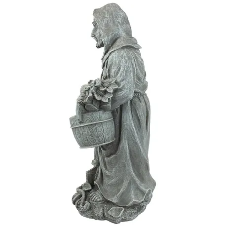 St. Fiacre the Gardener's Patron Saint Statue: Small