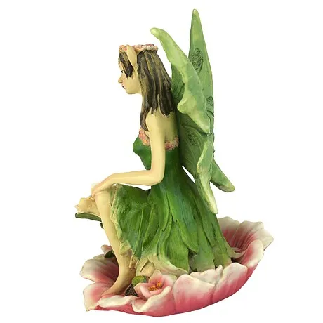 The Red and Green Fairy of Acorn Hollow Statues: Green