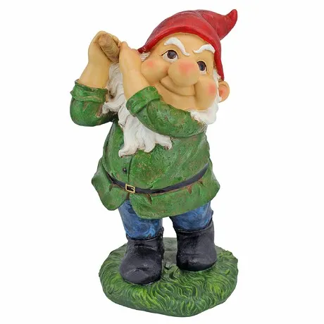 Bogey Burt Golfing Garden Gnome Statue