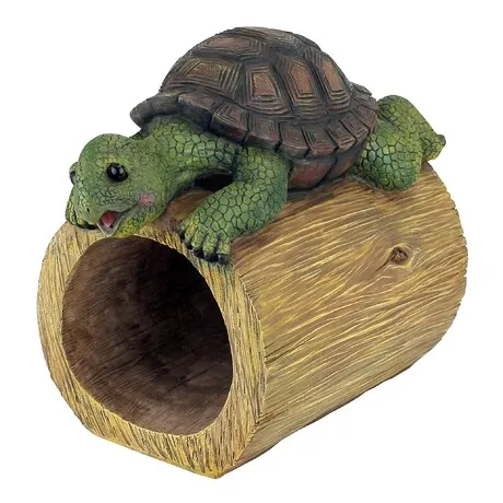 Drips the Turtle Gutter Guardian Downspout Statue