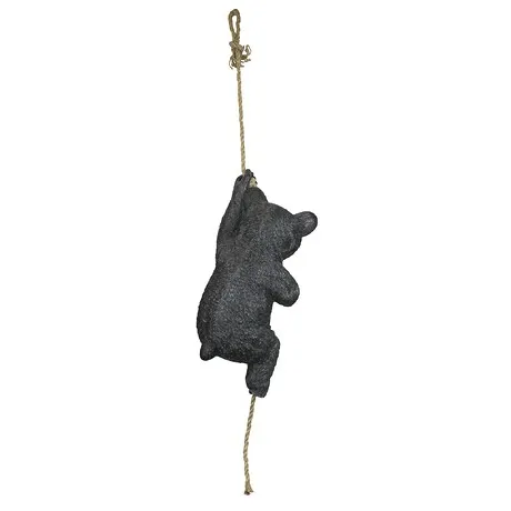 Swinging Bocephus Bear Cub Hanging Statue