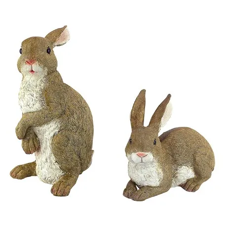 Bashful and Hopper Garden Bunnies Collection: Set of Two