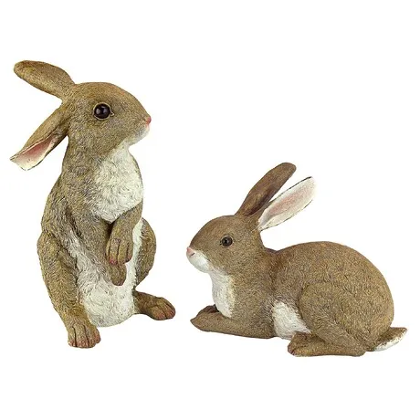 Bashful and Hopper Garden Bunnies Collection: Set of Two