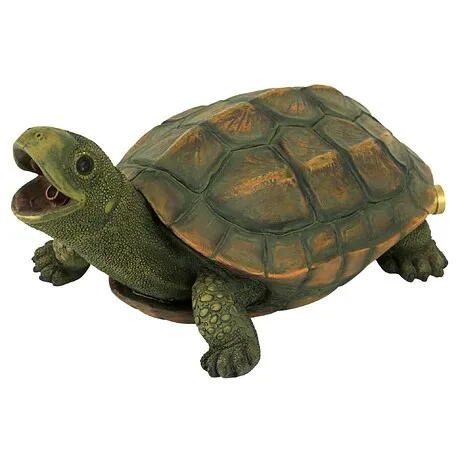Sprinkle the Turtle Spitter Piped Statue