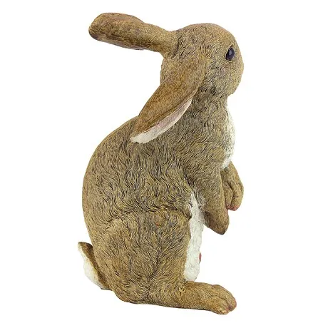 Hopper, the Bunny, Standing Garden Rabbit Statue: Set of Two