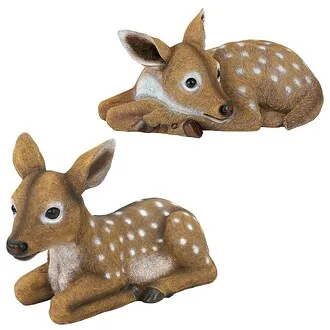 Darby and Hershel the Forest Fawns Baby Deer Statue Collection