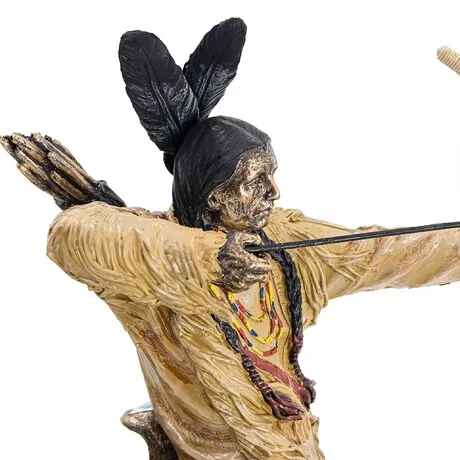 On the Hunt Native American Statue