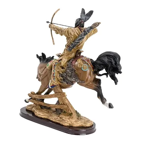 On the Hunt Native American Statue