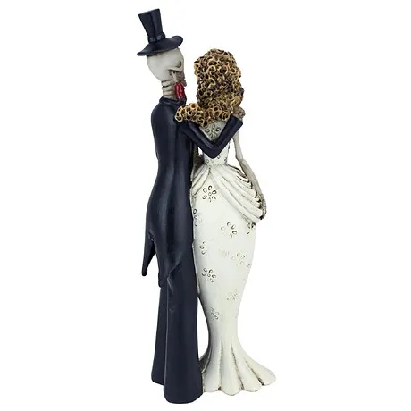 Day of the Dead Skeleton Bride and Groom Statue