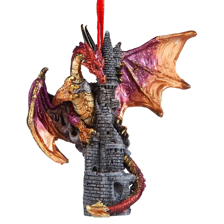 Zanzibar the Gothic Dragon Holiday Ornament: Each