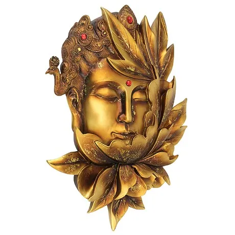 Enlightened Deities Wall Sculptures: Guan Yin
