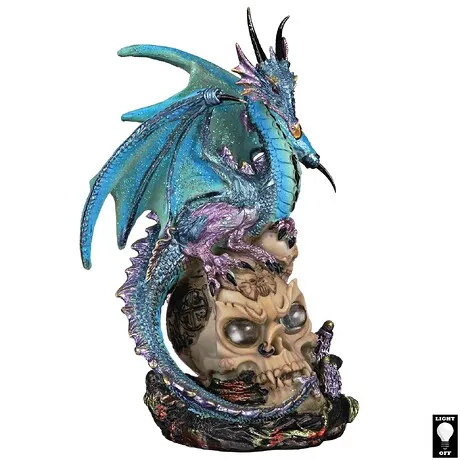 Dragon Assassin Illuminated Statue