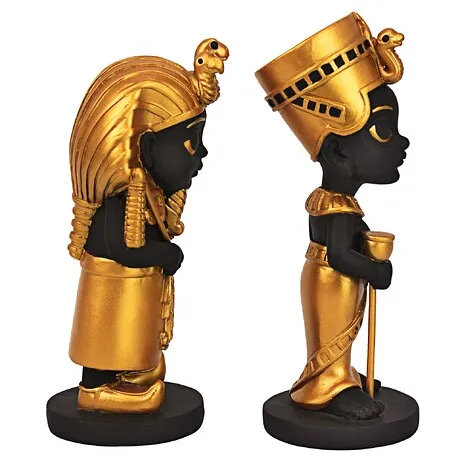 Wee Rulers of the Egyptian Realm Statue Set of Two