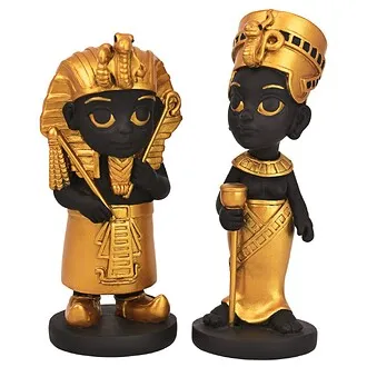 Wee Rulers of the Egyptian Realm Statue Set of Two