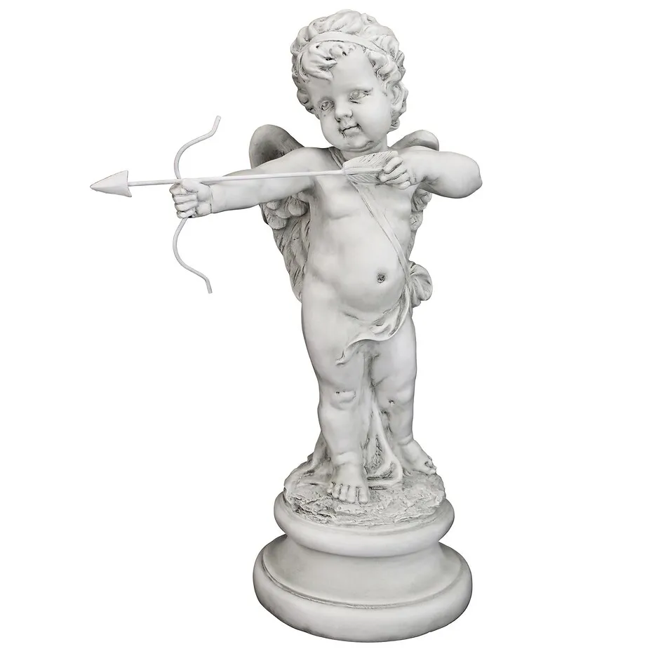 Cupid Message of Love Statue